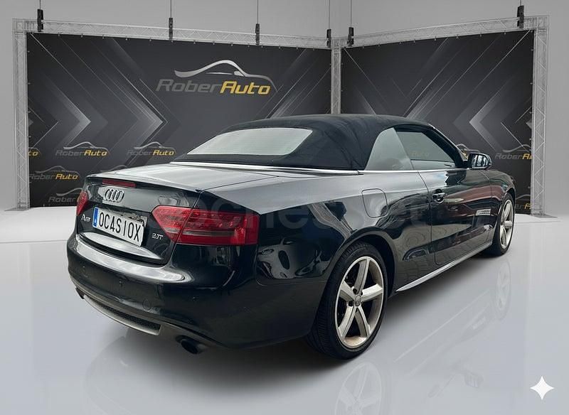 Usado Audi A5 Cabriolet S-Line 180 CV (132 kW) 2010 Negro Descapotable