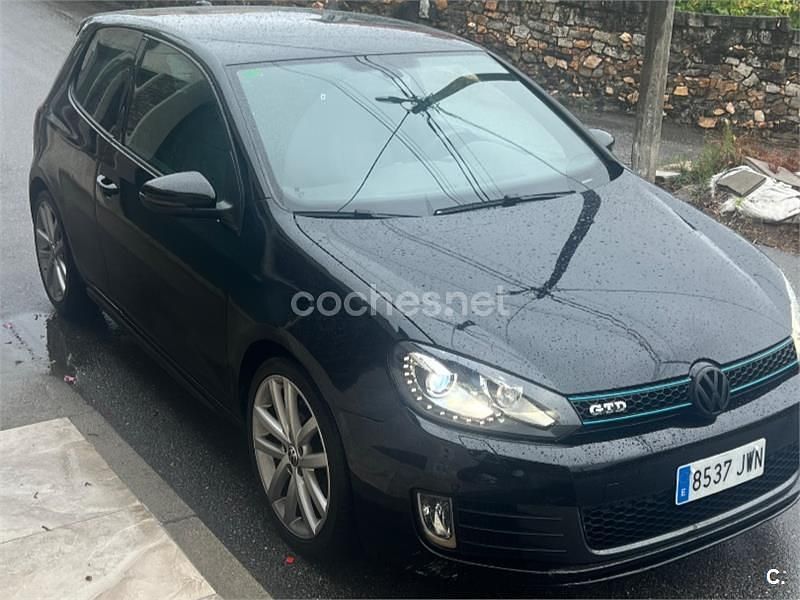 Usado VW Golf VII GTD 170 CV (125 kW) 2012 Negro Berlina
