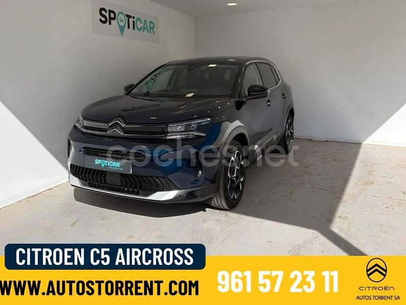 Azul Usado 2024 Citroën C5 Aircross PureTech SUV | 22.900 € (Un poco caro) - Imagen 1/4