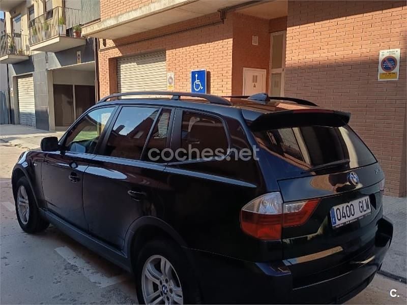 Usado BMW X3 177 CV (130 kW) 2009 Negro SUV