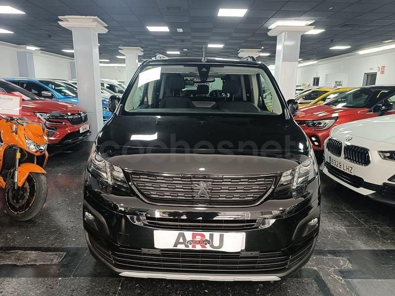 Usado Peugeot Rifter GT-line 100 CV (73 kW) 2020 Negro Monovolumen
