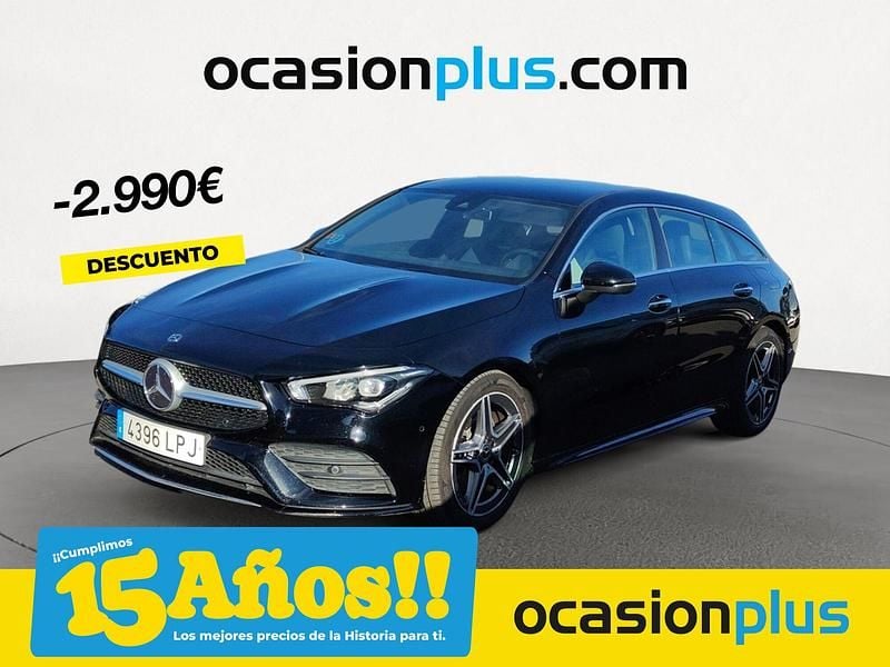 Negro Usado 2021 Mercedes CLA200 Familiar | 32.900 € (Precio justo) - Imagen 1/4