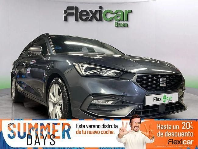 Beige Usado 2021 Seat Leon FR Familiar | 20.990 € (Precio justo) - Imagen 1/4