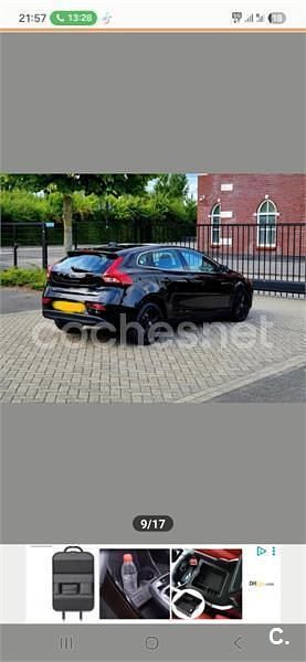 Usado Volvo V40 R-Design Momentum 120 CV (88 kW) 2015 Negro Berlina