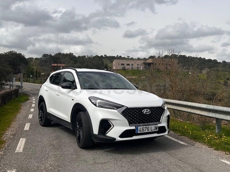 Usado Hyundai Tucson N Line 136 CV (100 kW) 2020 Blanco SUV