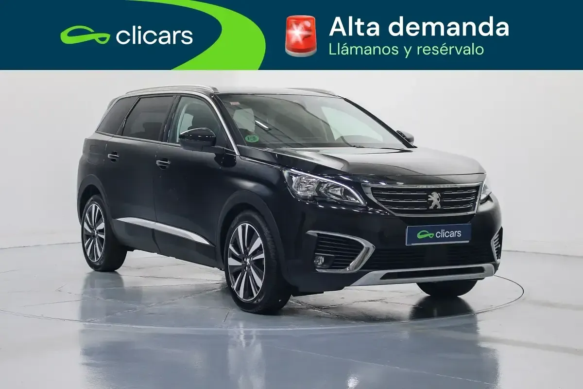 Usado Peugeot 5008 Allure 130 CV (95 kW) 2019 Negro SUV