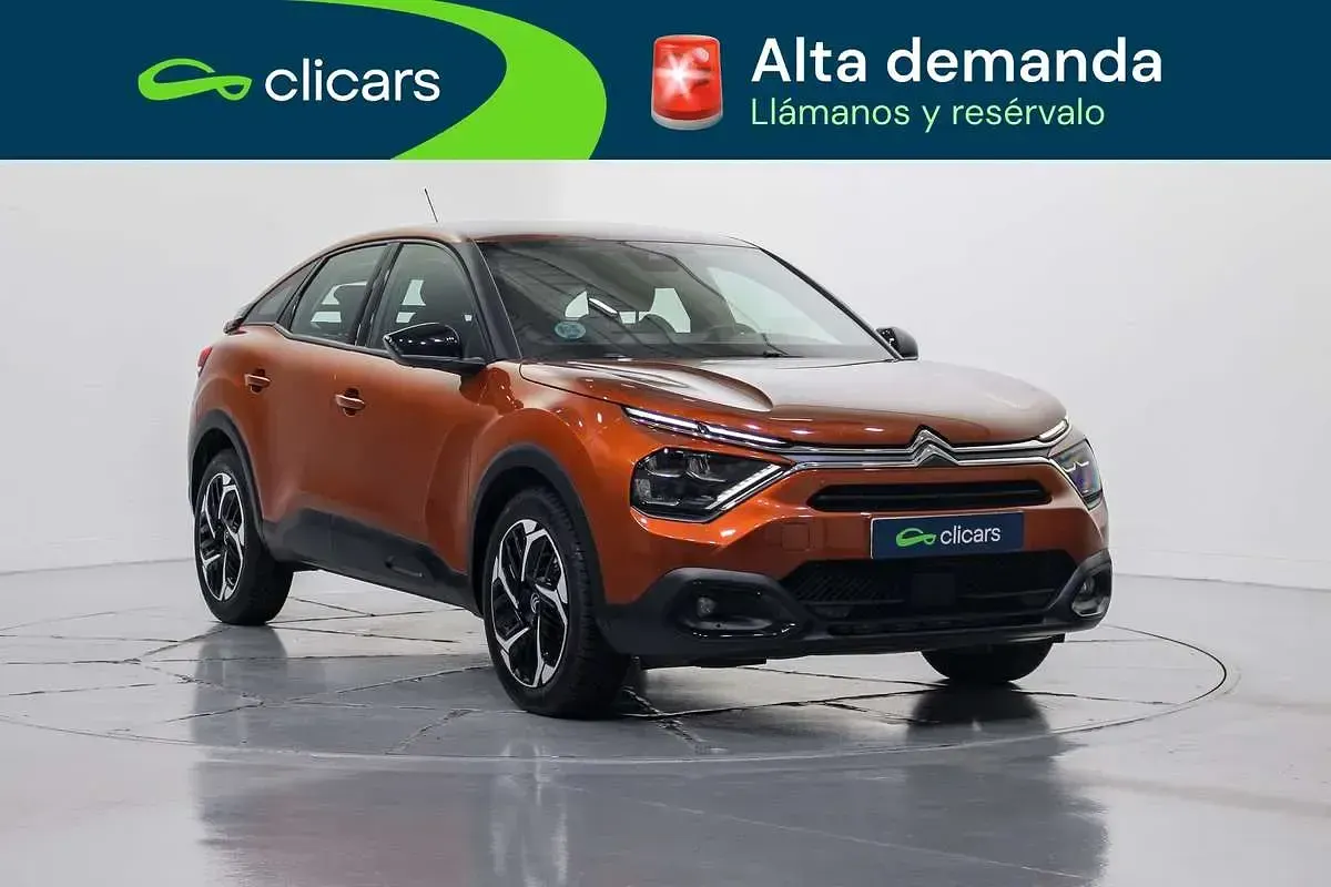Usado Citroën C4 Feel 131 CV (96 kW) 2022 Naranja Utilitario