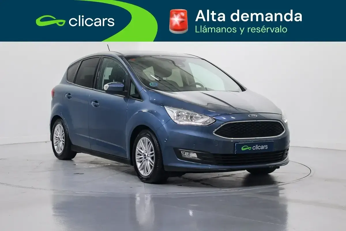 Usado Ford C-MAX Trend+ 125 CV (91 kW) 2019 Azul Monovolumen