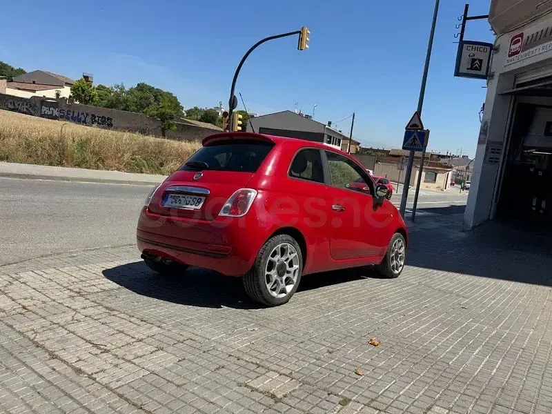 Usado Fiat 500 Sport 69 CV (50 kW) 2009 Rojo Descapotable