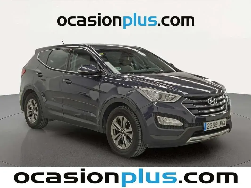 Usado Hyundai Santa Fe 150 CV (110 kW) 2015 Azul SUV