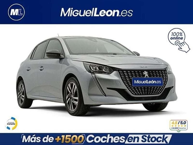 Usado Peugeot 208 Allure 102 CV (75 kW) 2023 Gris Utilitario