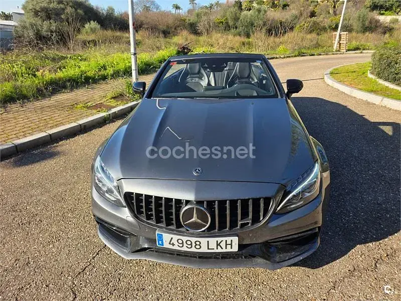Usado Mercedes C63 AMG 476 CV (350 kW) 2017 Gris / plata Descapotable
