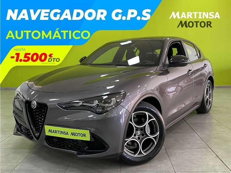 Gris Usado 2024 Alfa Romeo Stelvio Sprint SUV | 29.300 € (Super precio) - Imagen 1/4