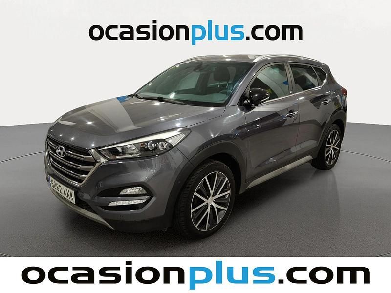 Gris Usado 2018 Hyundai Tucson GO! SUV | 18.091 € (Super precio) - Imagen 1/4