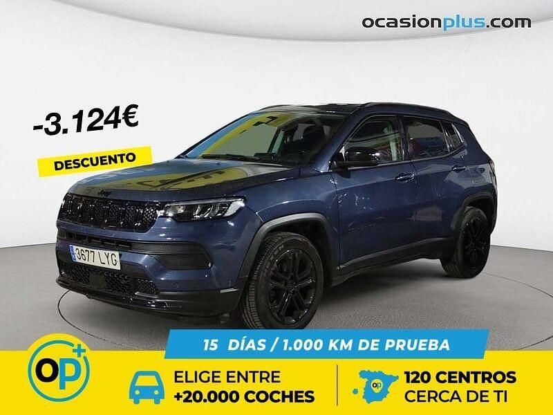 Usado Jeep Compass Night Eagle 130 CV (95 kW) 2022 Azul SUV