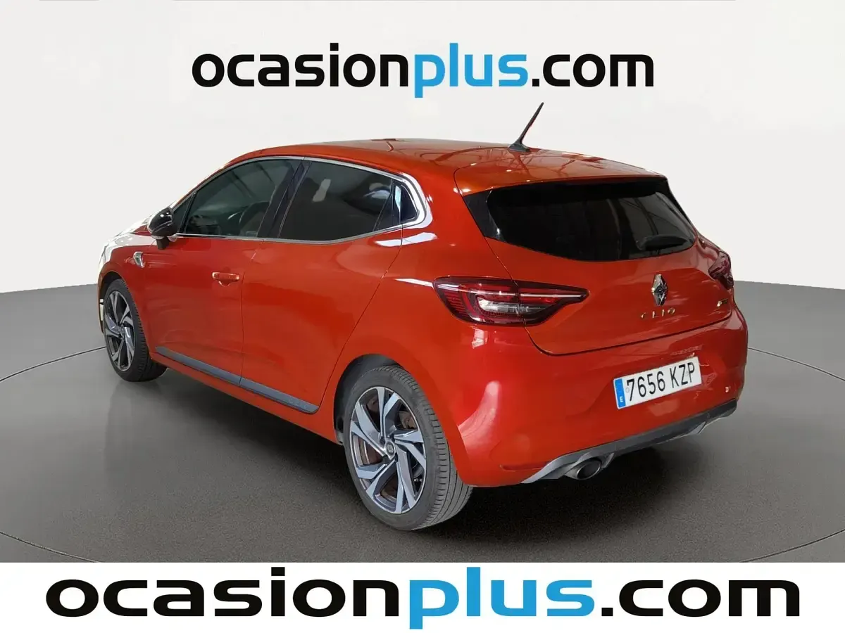 Usado Renault Clio RS Line 101 CV (74 kW) 2019 Naranja Utilitario