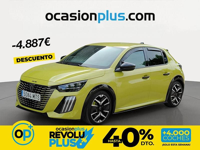 Usado Peugeot 208 GT 100 CV (73 kW) 2024 Amarillo Utilitario
