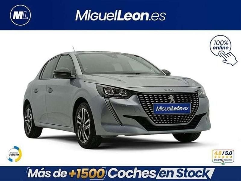 Usado Peugeot 208 Allure 102 CV (75 kW) 2023 Gris Utilitario