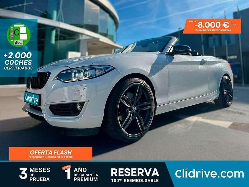 Blanco Usado 2015 BMW 220 Descapotable | 16.290 € (Super precio) - Imagen 1/3