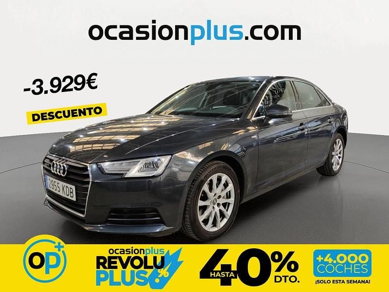 Usado Audi A4 Advanced 218 CV (160 kW) 2017 Gris / plata Berlina