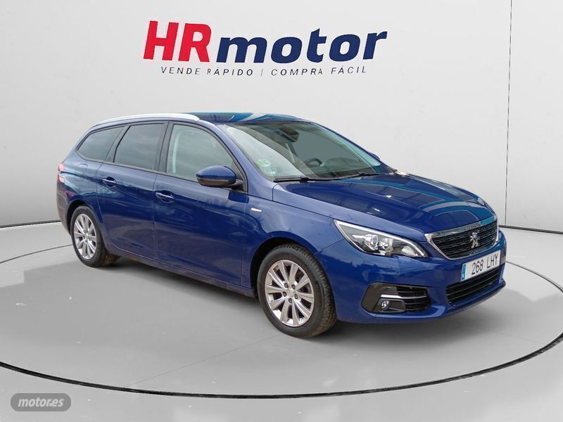 Azul Usado 2020 Peugeot 308 Style Familiar | 12.510 € (Precio justo) - Imagen 1/4