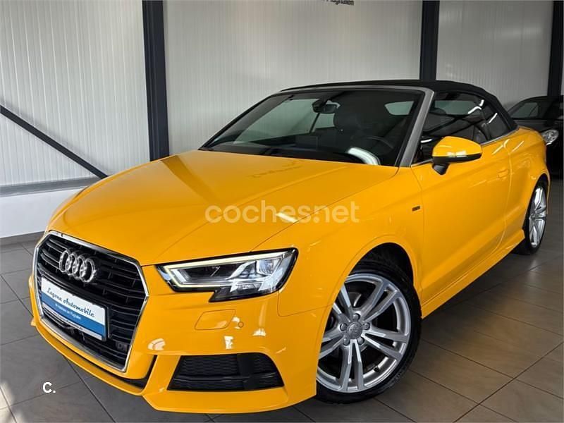 Usado Audi A3 Cabriolet S-line plus 150 CV (110 kW) 2016 Amarillo Descapotable