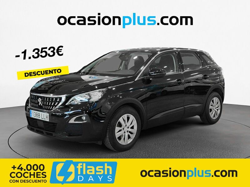 Negro Usado 2020 Peugeot 3008 Active SUV | 14.890 € (Precio justo) - Imagen 1/4