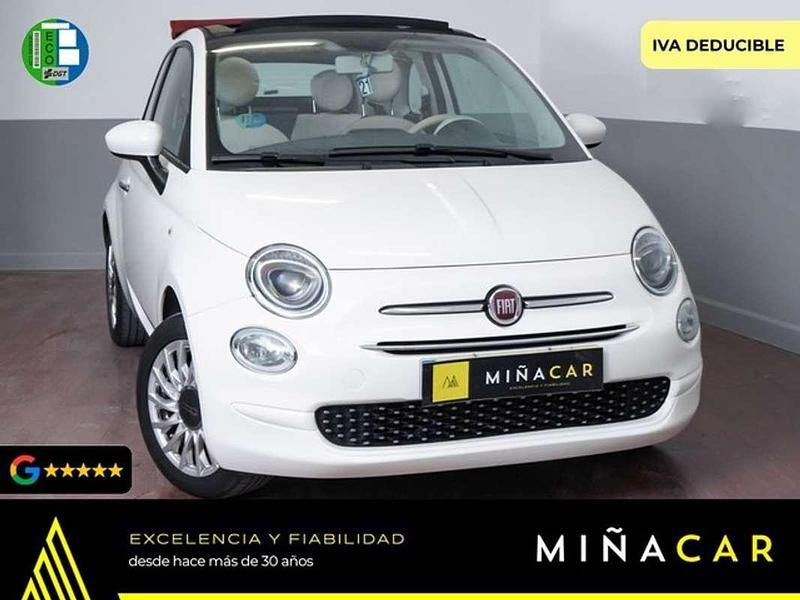 Blanco Usado 2020 Fiat 500C Lounge Descapotable | 10.125 € (Precio justo) - Imagen 1/4