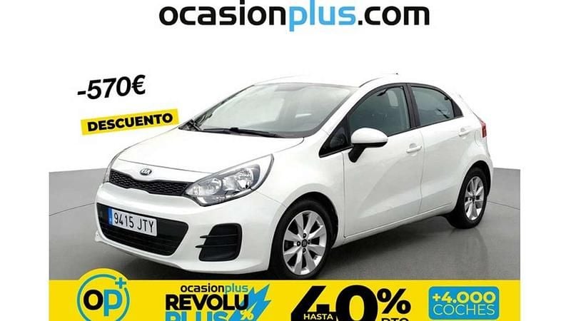 Usado Kia Rio 84 CV (61 kW) 2016 Blanco Utilitario