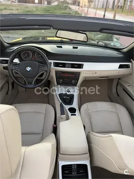 Usado BMW 320 Cabriolet 170 CV (125 kW) 2008 Negro Descapotable