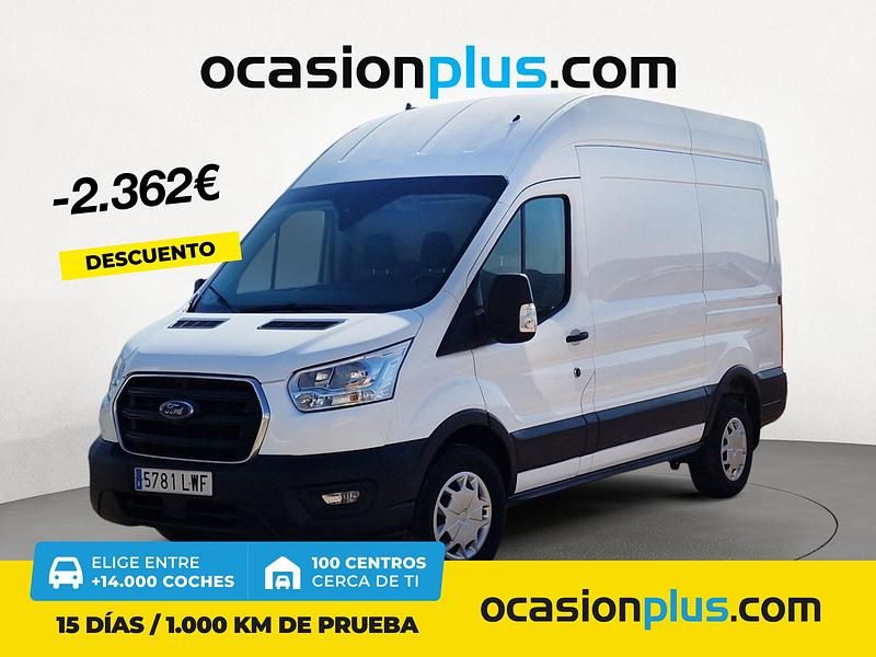 Blanco Usado 2022 Ford Transit Trend Berlina | 25.990 € (Un poco caro) - Imagen 1/4