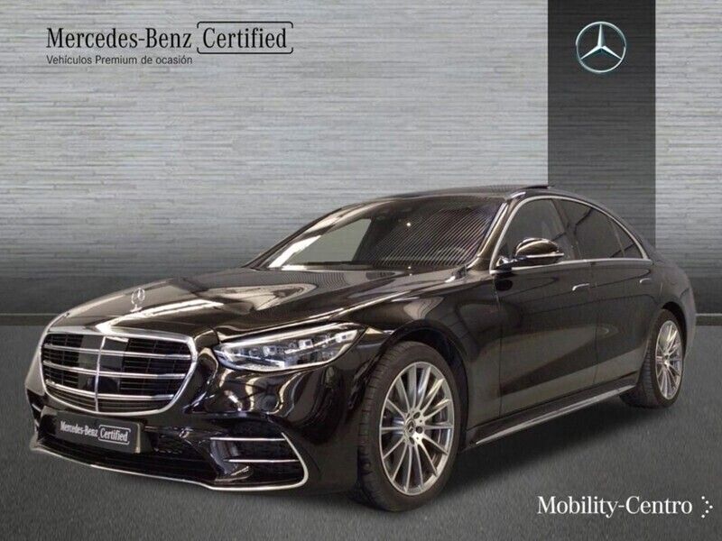 Onyxschwarz metalliclack Usado 2021 Mercedes S580 AMG line Berlina | 89.900 € - Imagen 1/4
