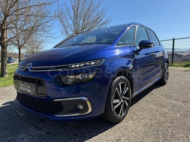 Usado Citroën C4 Picasso PureTech 131 CV (96 kW) 2017 Azul Monovolumen