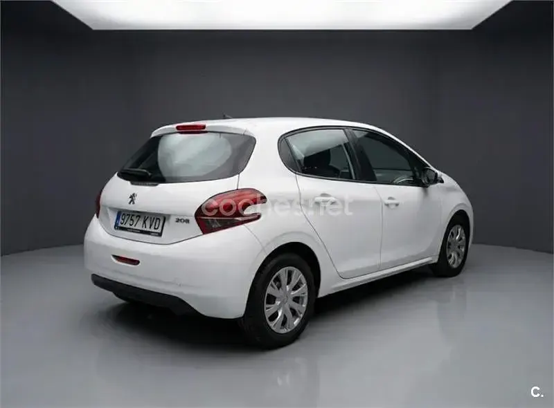 Usado Peugeot 208 Signature Sky 99 CV (72 kW) 2019 Blanco Utilitario