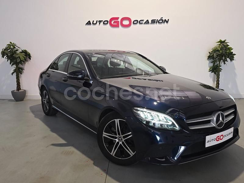 Usado Mercedes C200 160 CV (117 kW) 2019 Azul Berlina