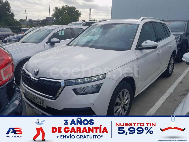 Blanco Usado 2021 Skoda Kamiq Ambition SUV | 14.350 € (Precio justo) - Imagen 1/2