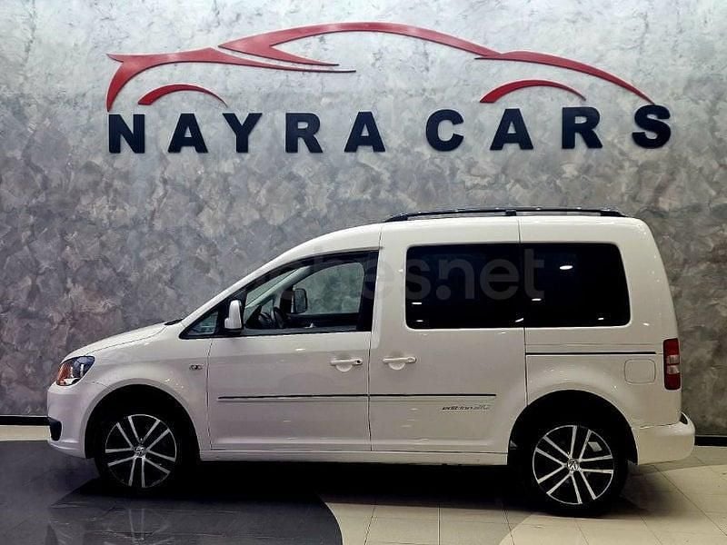 Usado VW Caddy Comfortline 102 CV (75 kW) 2013 Blanco Monovolumen
