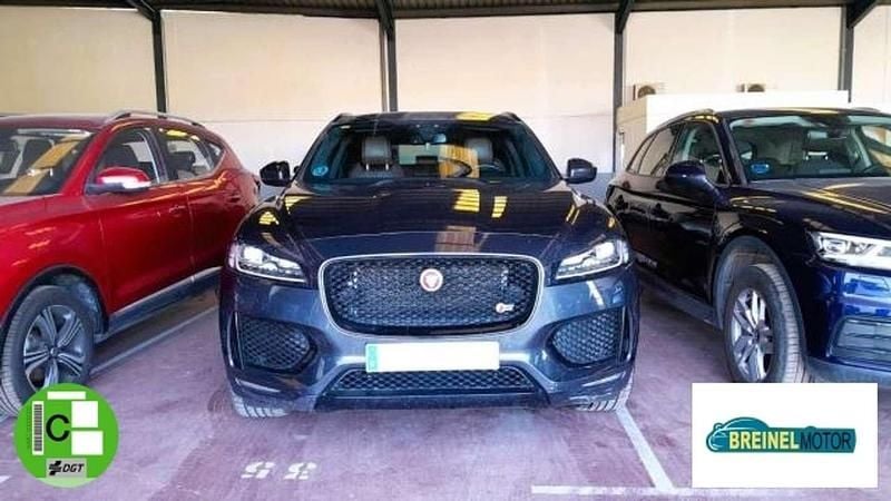 Usado Jaguar F-Pace S 300 CV (220 kW) 2018 Gris SUV