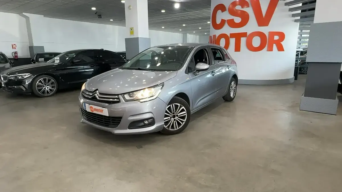 Usado Citroën C4 Live 100 CV (73 kW) 2017 Gris Utilitario