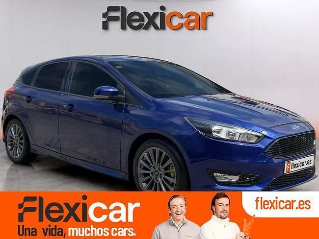 Azul Usado 2017 Ford Focus ST-Line Berlina | 14.890 € (Caro) - Imagen 1/4