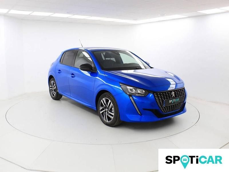 Usado Peugeot 208 Allure 100 CV (73 kW) 2022 Azul Utilitario