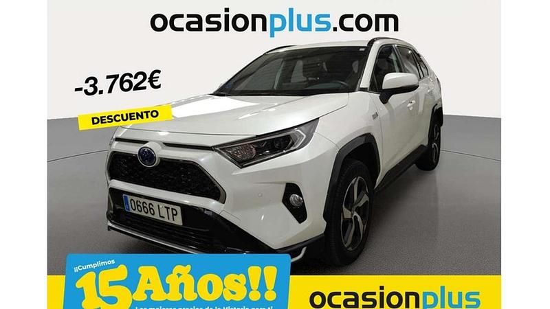 Blanco Usado 2021 Toyota RAV4 Hybrid Advance SUV | 37.628 € (Precio justo) - Imagen 1/4