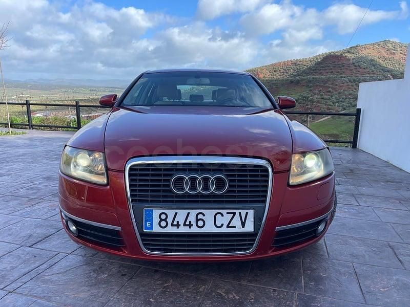 Usado Audi A6 177 CV (130 kW) 2004 Granate Berlina