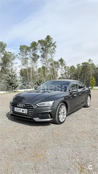 Usado Audi A5 Sportback Sport 150 CV (110 kW) 2018 Gris / plata Utilitario