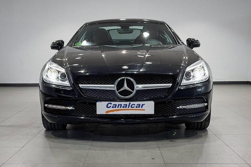 Usado Mercedes SLK200 184 CV (135 kW) 2011 Negro Descapotable
