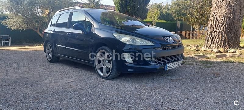 Negro Usado 2009 Peugeot 308 Premium Familiar | 1500 € (Super precio) - Imagen 1/4