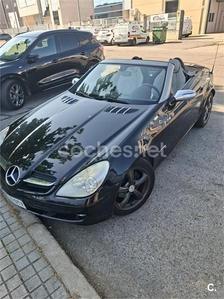 Negro Usado 2005 Mercedes SLK200 Descapotable | 7999 € (Super precio) - Imagen 1/4