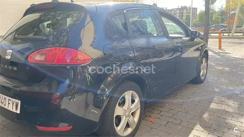 Brugt Seat Leon Stylance 102 HK (75 kW) 2007 Sort Hatchback