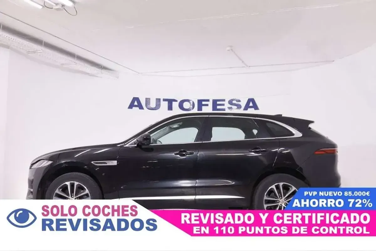 Usado Jaguar F-Pace S 204 CV (150 kW) 2021 Negro SUV