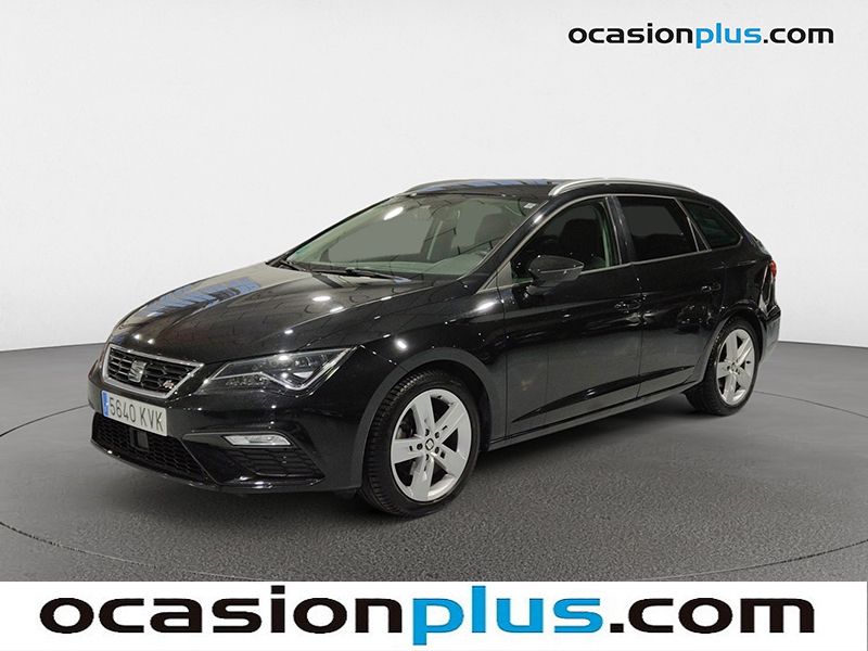 Negro Usado 2019 Seat Leon ST FR Familiar | 17.228 € (Precio justo) - Imagen 1/4